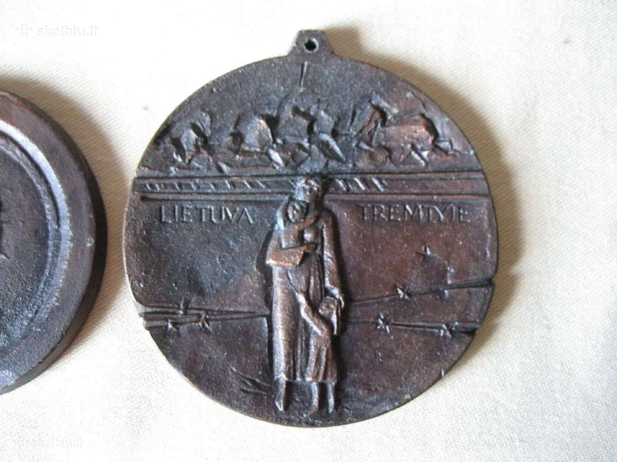 Lietuvos Medaliai Variuoti - Antikvaras. Zr. Fot - nuotraukos Nr. 4