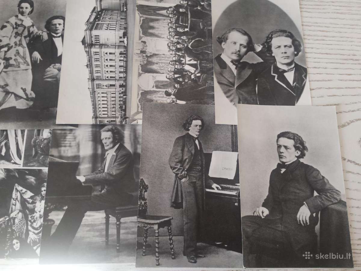 A. G. Rubinšteinas pianistas - atvirukų rinkinyje