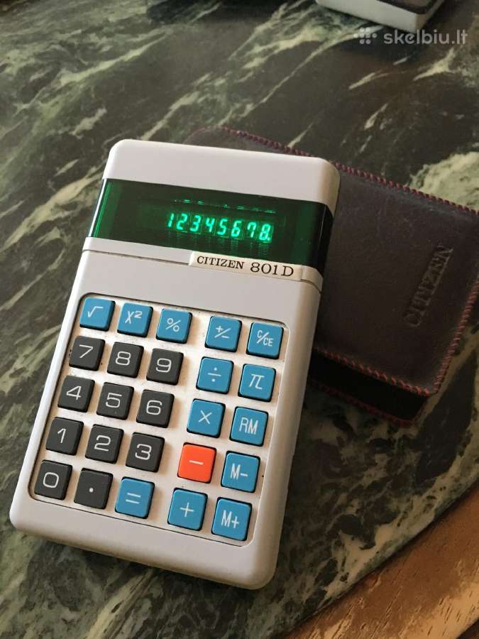 Kalkuliatoriai Brunsviga, casio, sharp,citizen. - nuotraukos Nr. 14