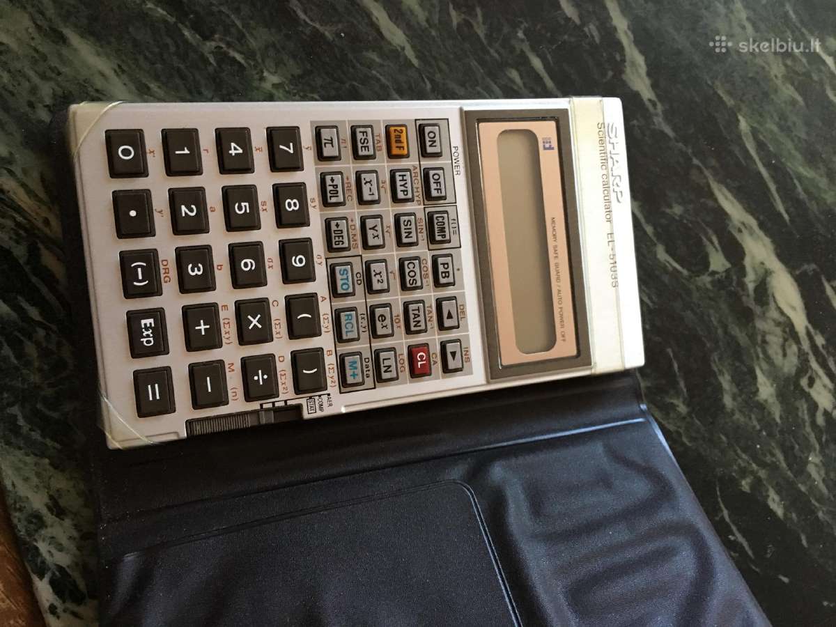 Kalkuliatoriai Brunsviga, casio, sharp,citizen. - nuotraukos Nr. 16