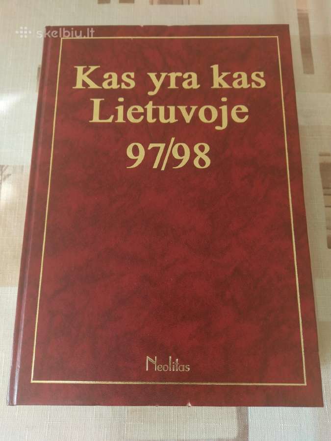 Knyga Kas yra kas Lietuvoje 97/98