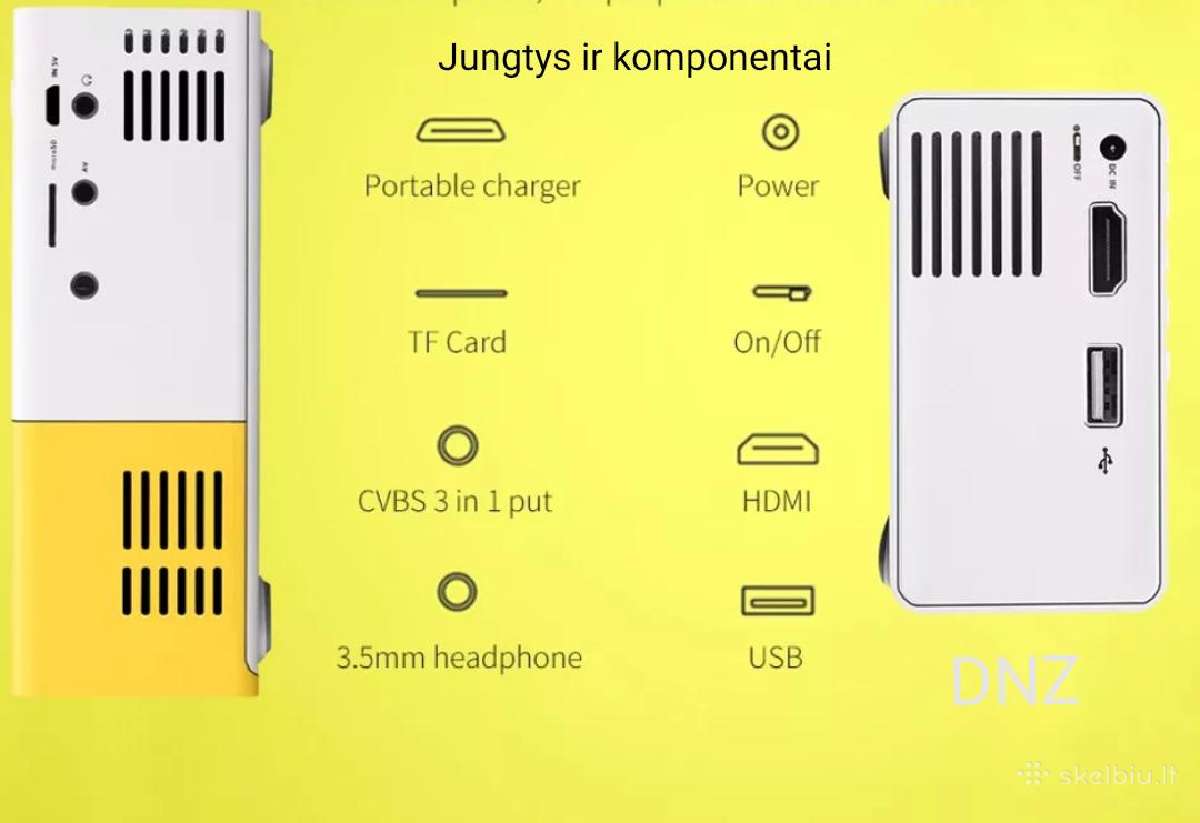 Mini LED projektorius - nuotraukos Nr. 4