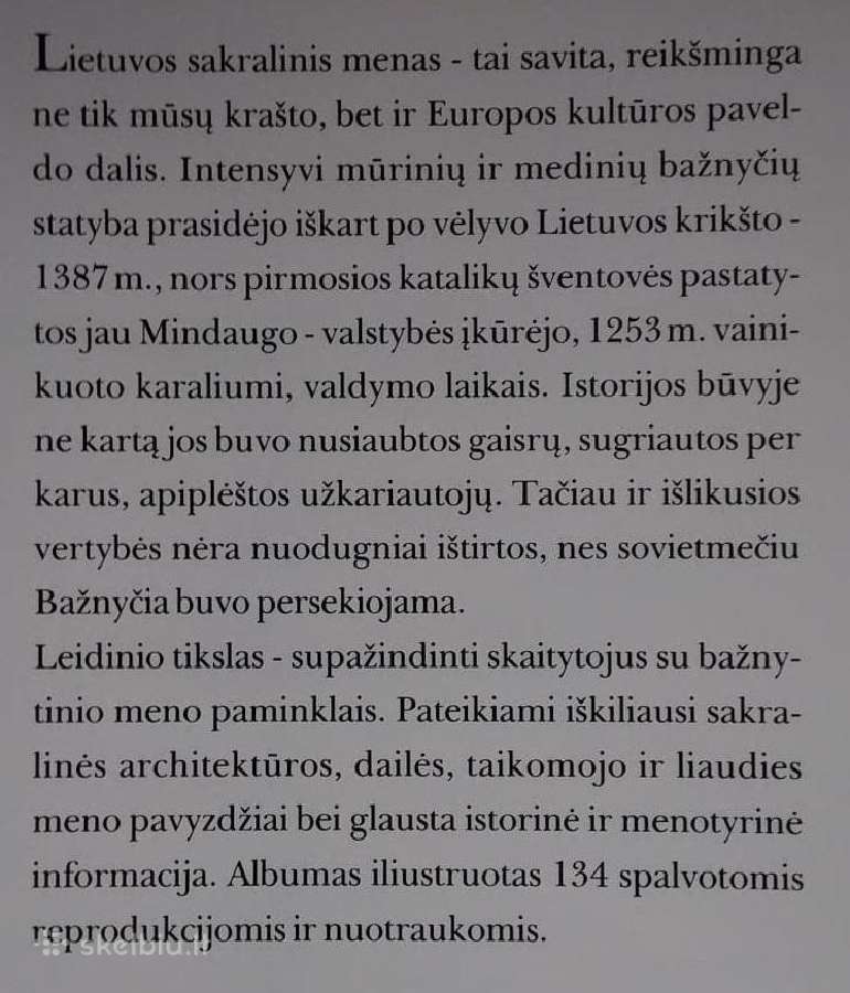 Lietuvos bažnyčių menas - nuotraukos Nr. 4