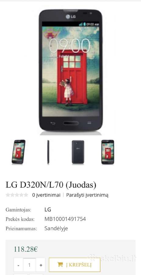 LG L70 - nuotraukos Nr. 5