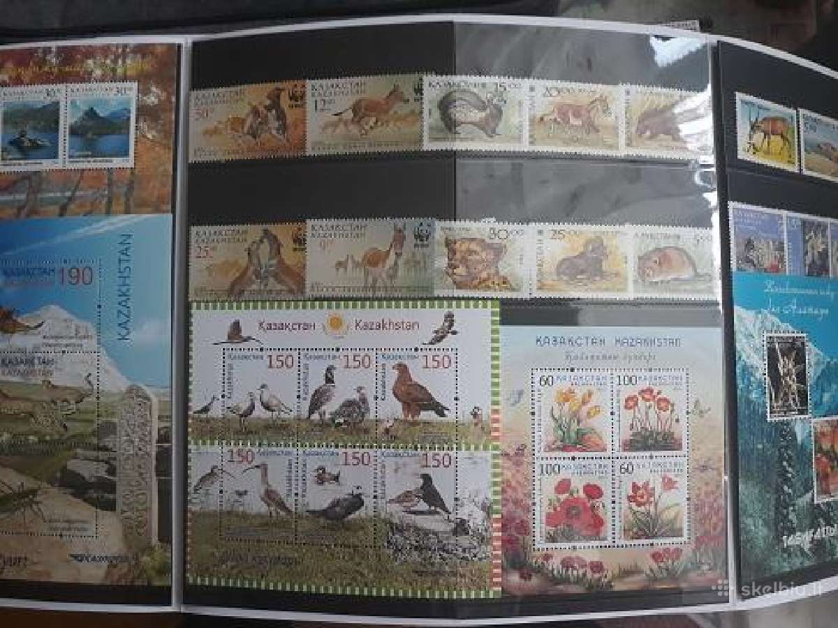 Įvairių šalių pašto ženklų rinkiniai - nuotraukos Nr. 9