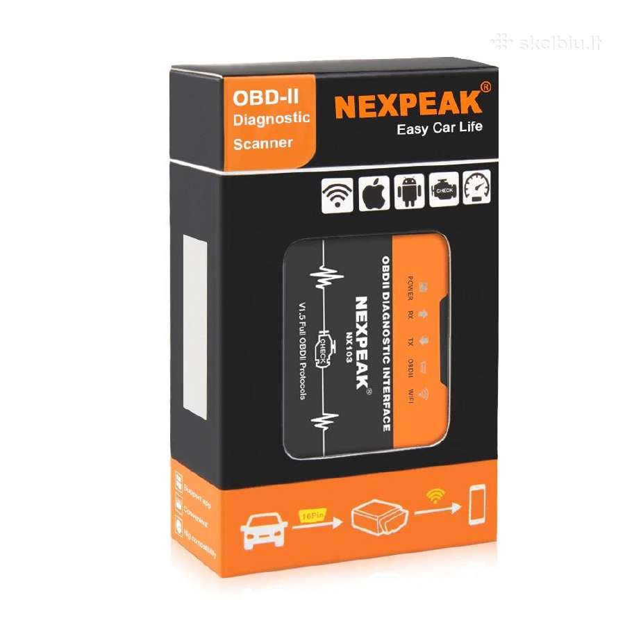 Pigi ir universali Elm327 diagnostika V1.5 WiFi - nuotraukos Nr. 2