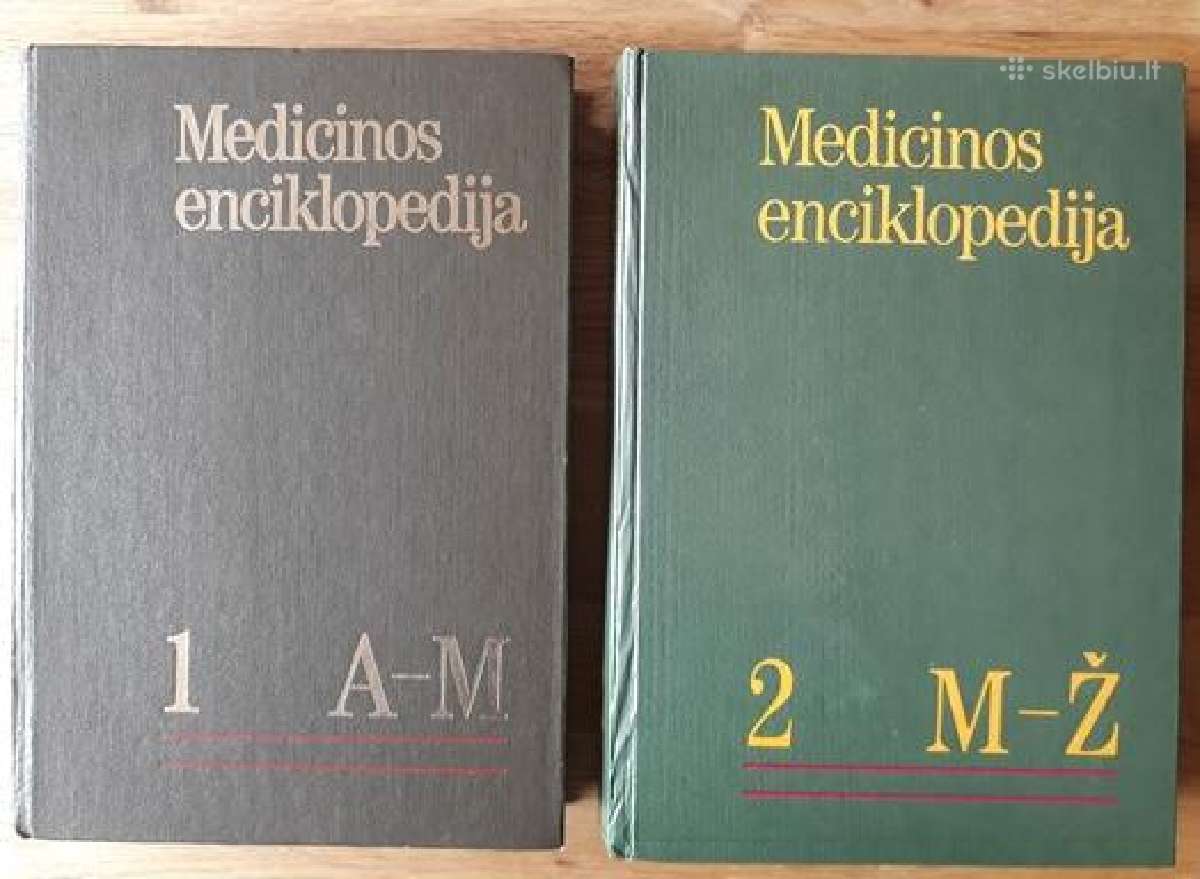 Knygos "Medicinos Enciklopedija" du tomai