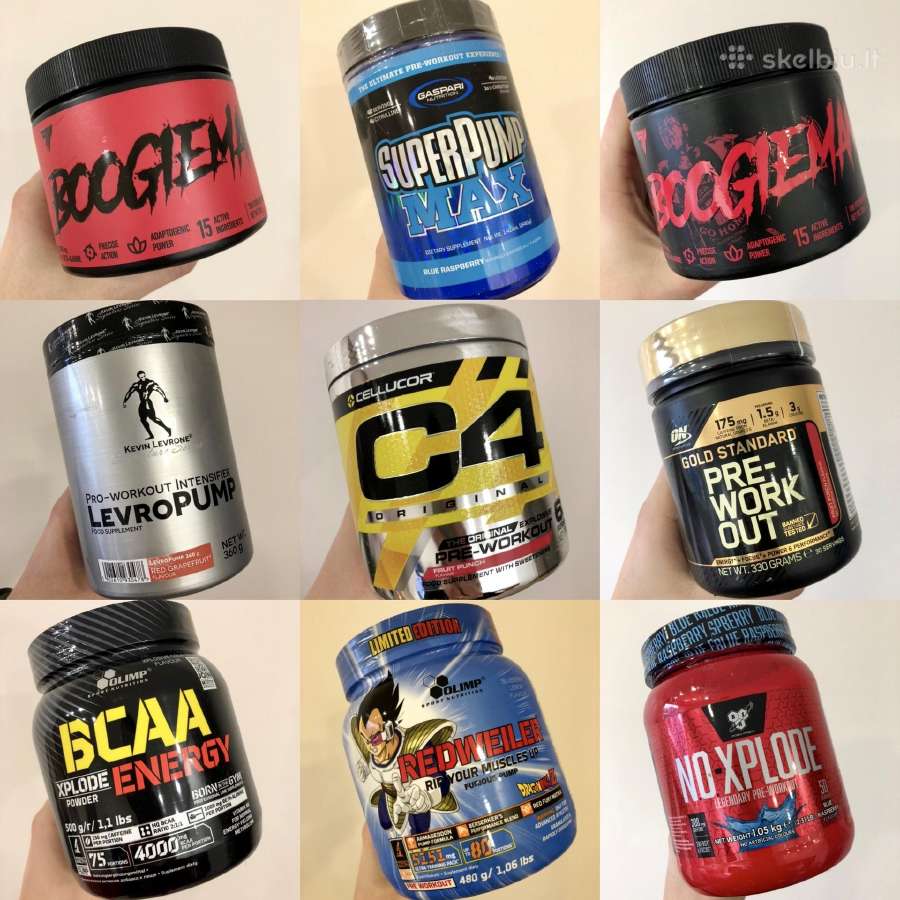 Ko gero plačiausias preworkoutų pasirinkimas!