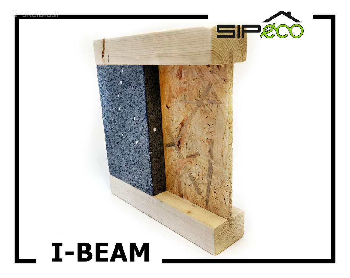 I-beam dvitėjinės sijos, ibeam gegnės - nuotraukos Nr. 14