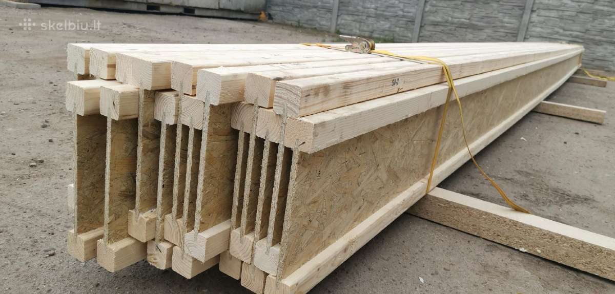 I-beam dvitėjinės sijos, ibeam gegnės - nuotraukos Nr. 13