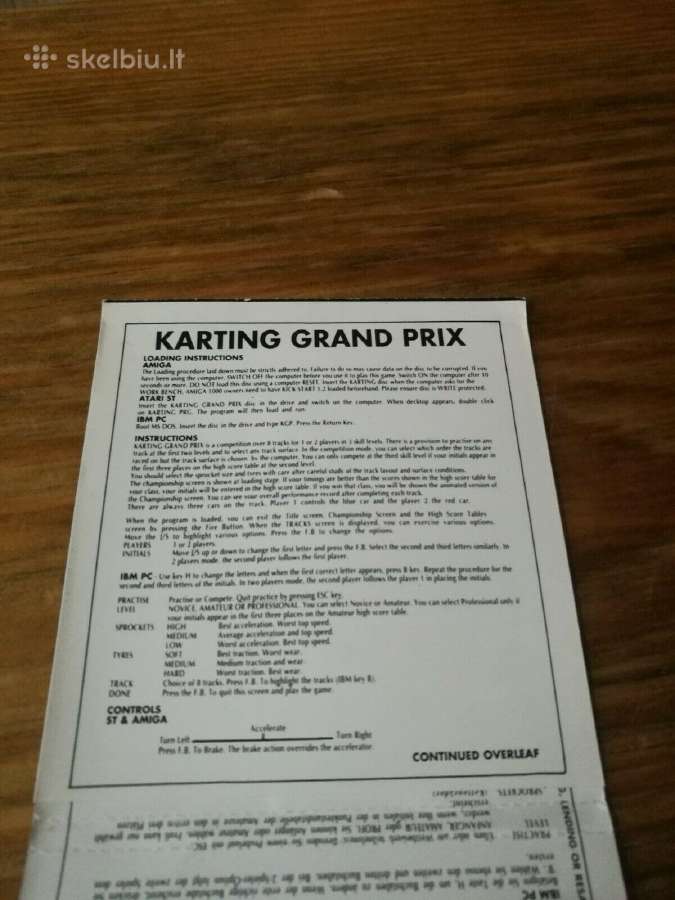 16 bit floppy žaidimas grand prix 1991 - nuotraukos Nr. 5