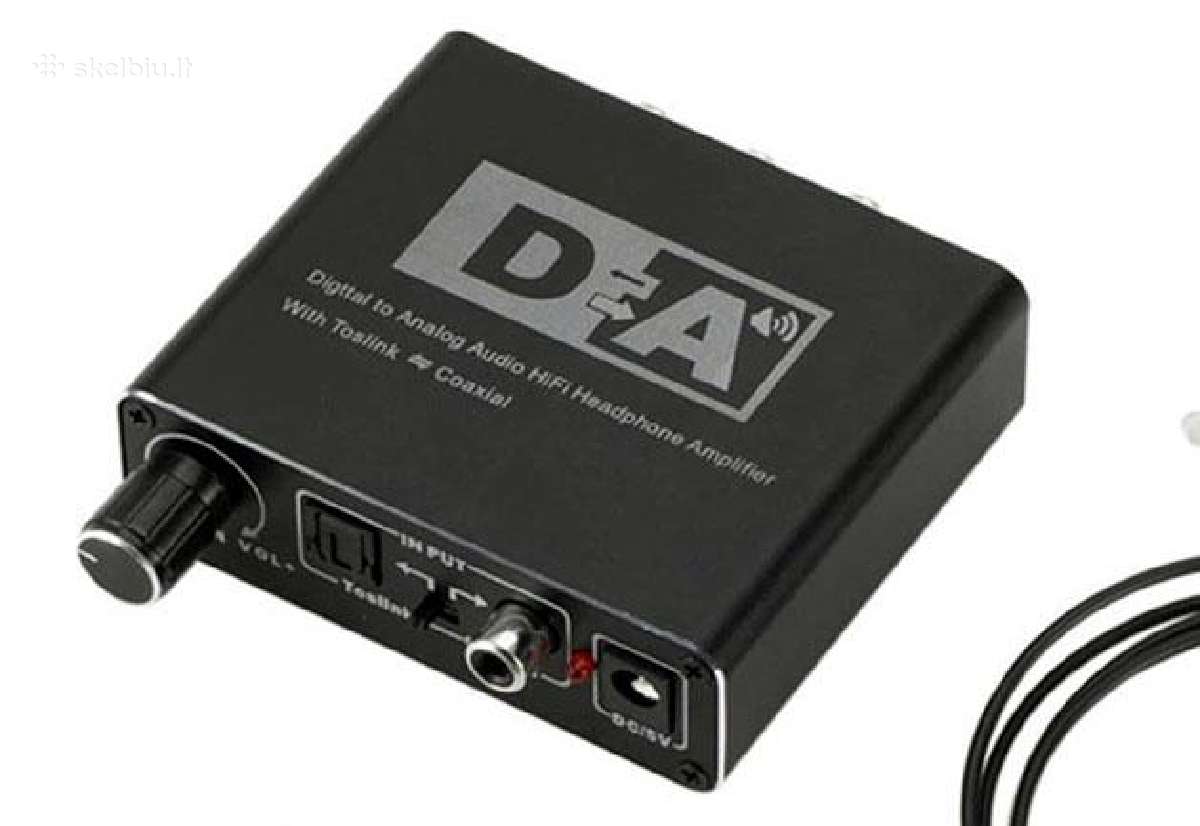 Spdif (Coax, Toslink) į analoginį garsą keitiklis - nuotraukos Nr. 7