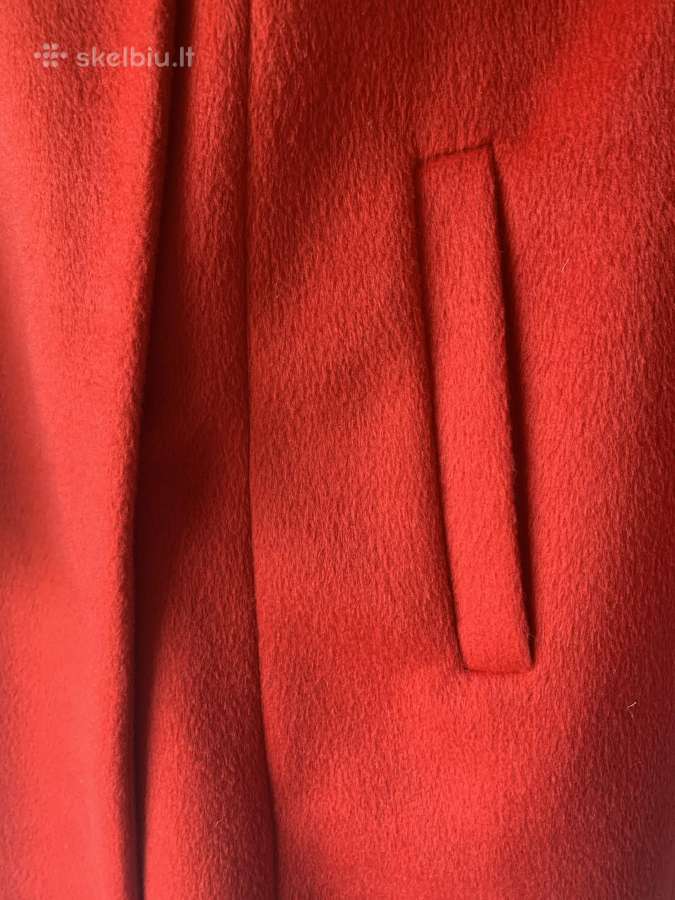 Naujas Madingas raudonas paltas ism 38-40 - nuotraukos Nr. 3