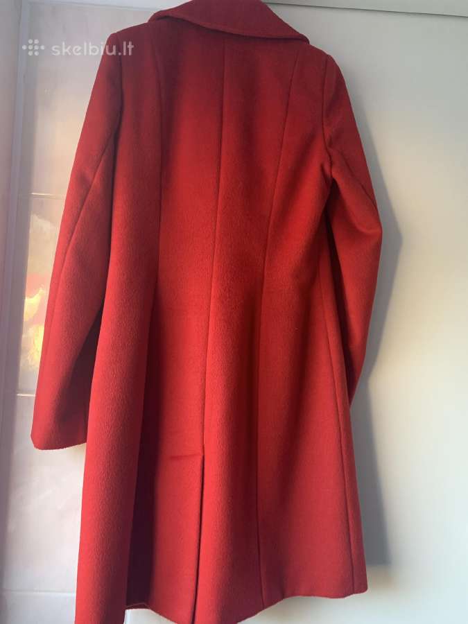 Naujas Madingas raudonas paltas ism 38-40 - nuotraukos Nr. 4