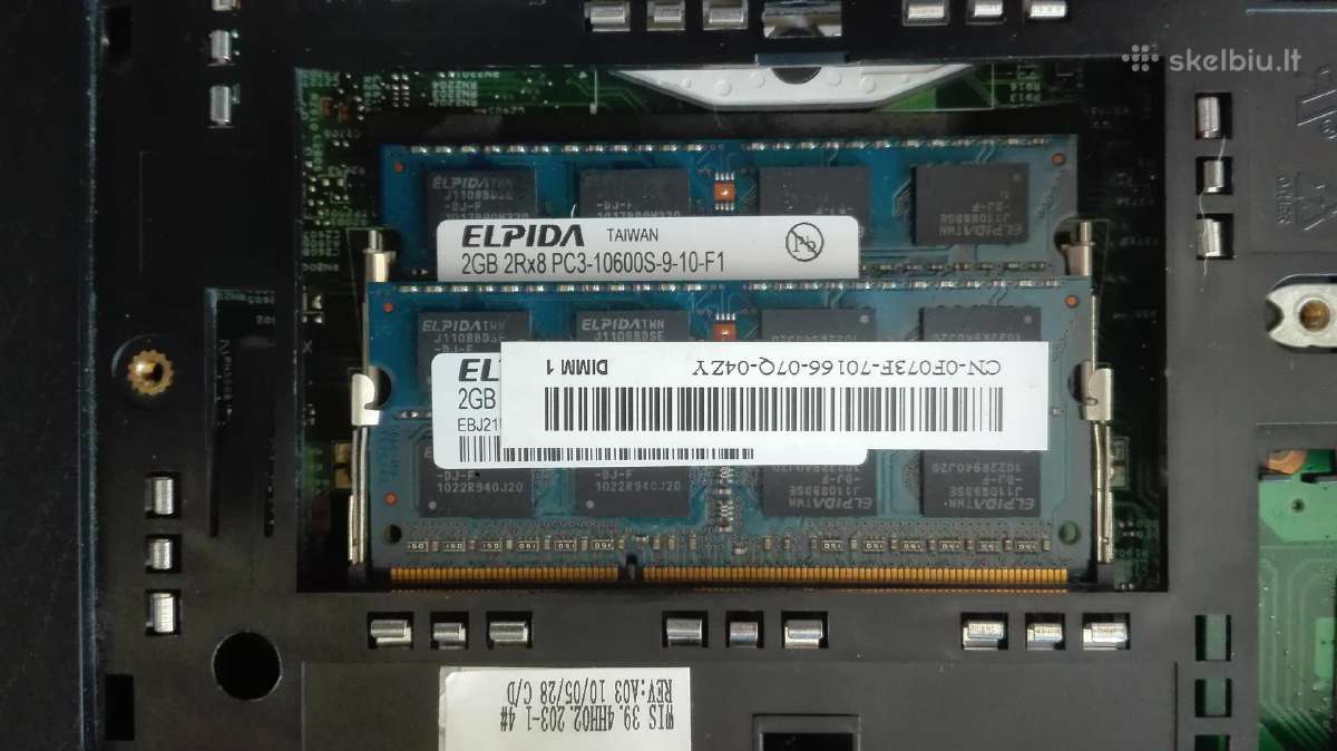 Dell Inspiron N5010 dalimis P10f001 - nuotraukos Nr. 4