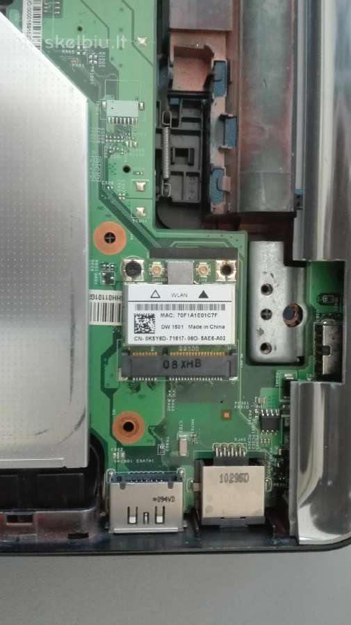 Dell Inspiron N5010 dalimis P10f001 - nuotraukos Nr. 6