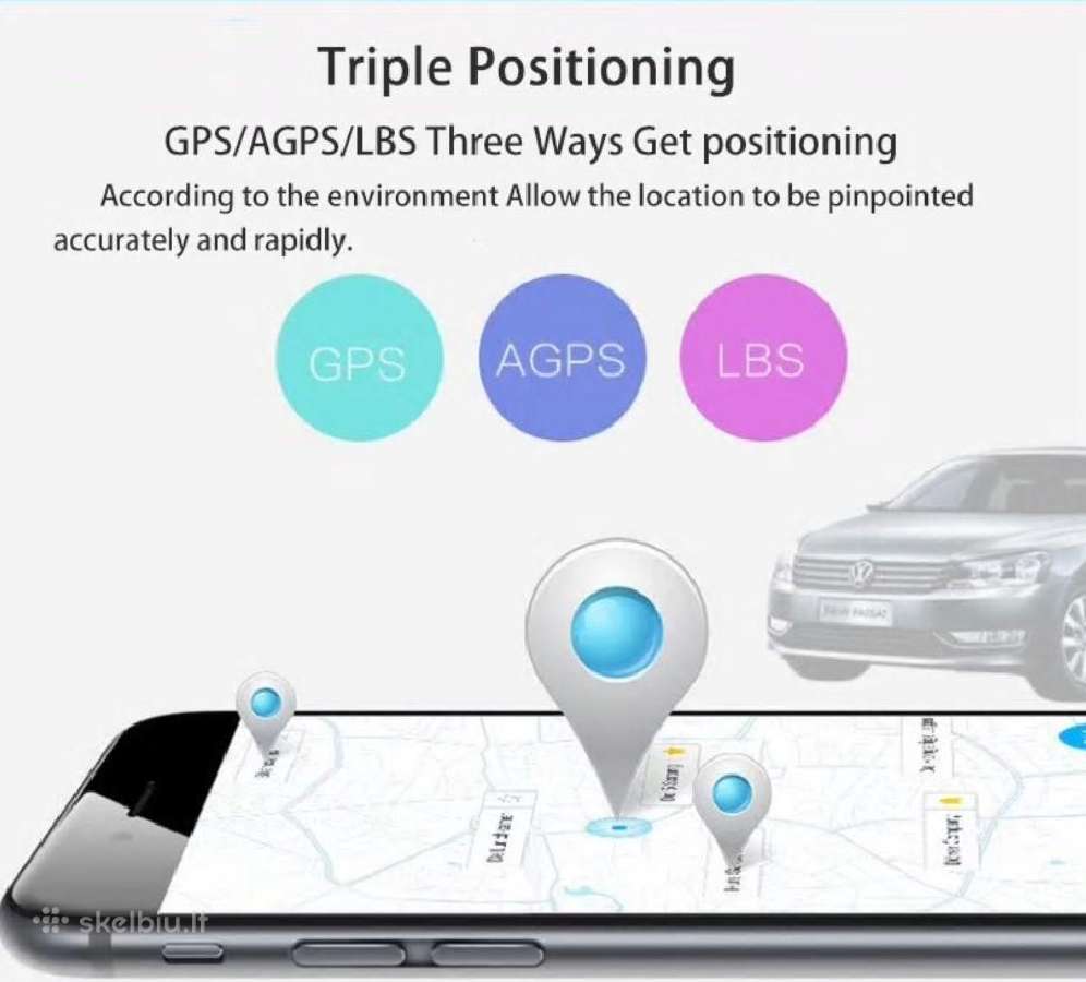 GPS seklys (tracker) su Obd2 jungtimi - nuotraukos Nr. 6
