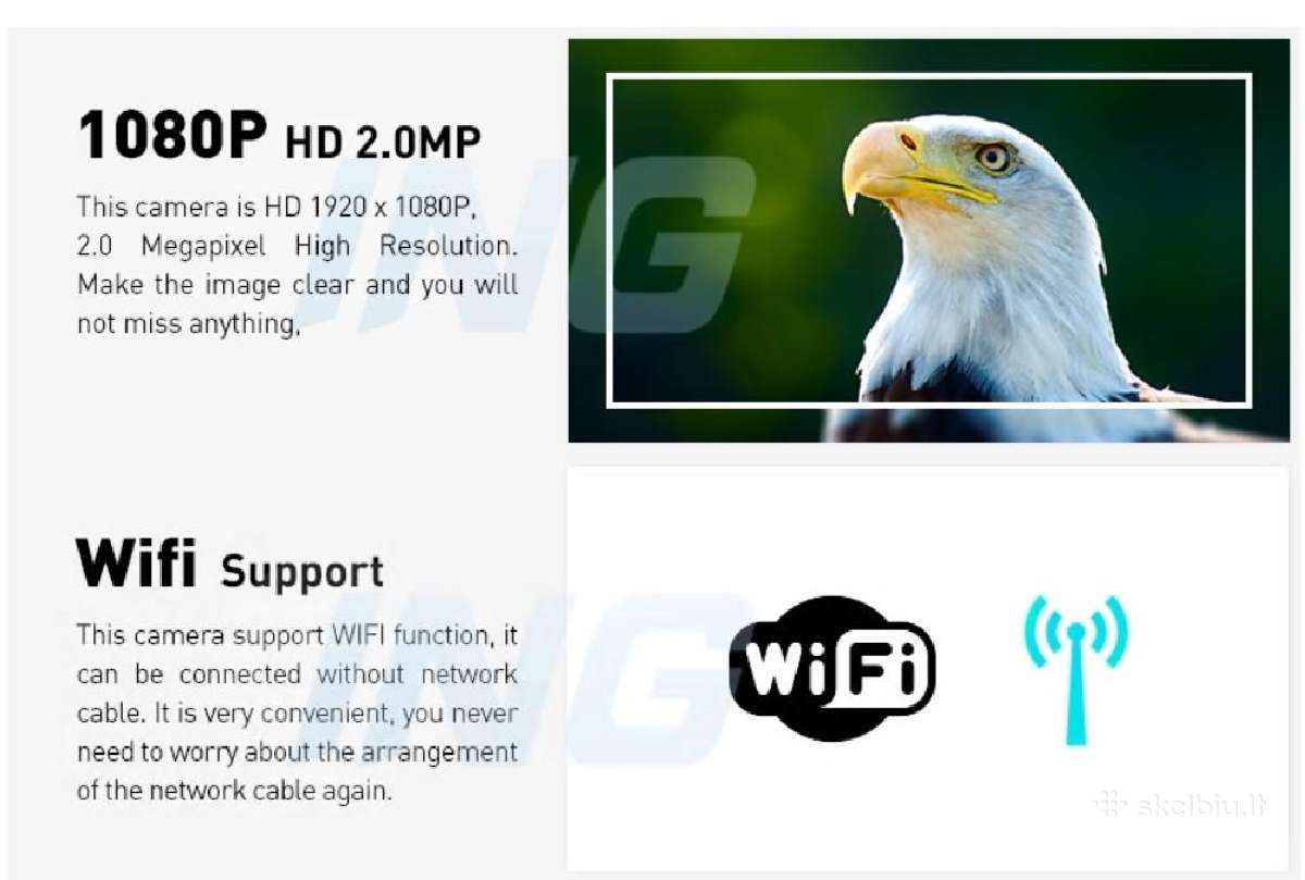 WiFi slapta kamera judesio daviklis - nuotraukos Nr. 6