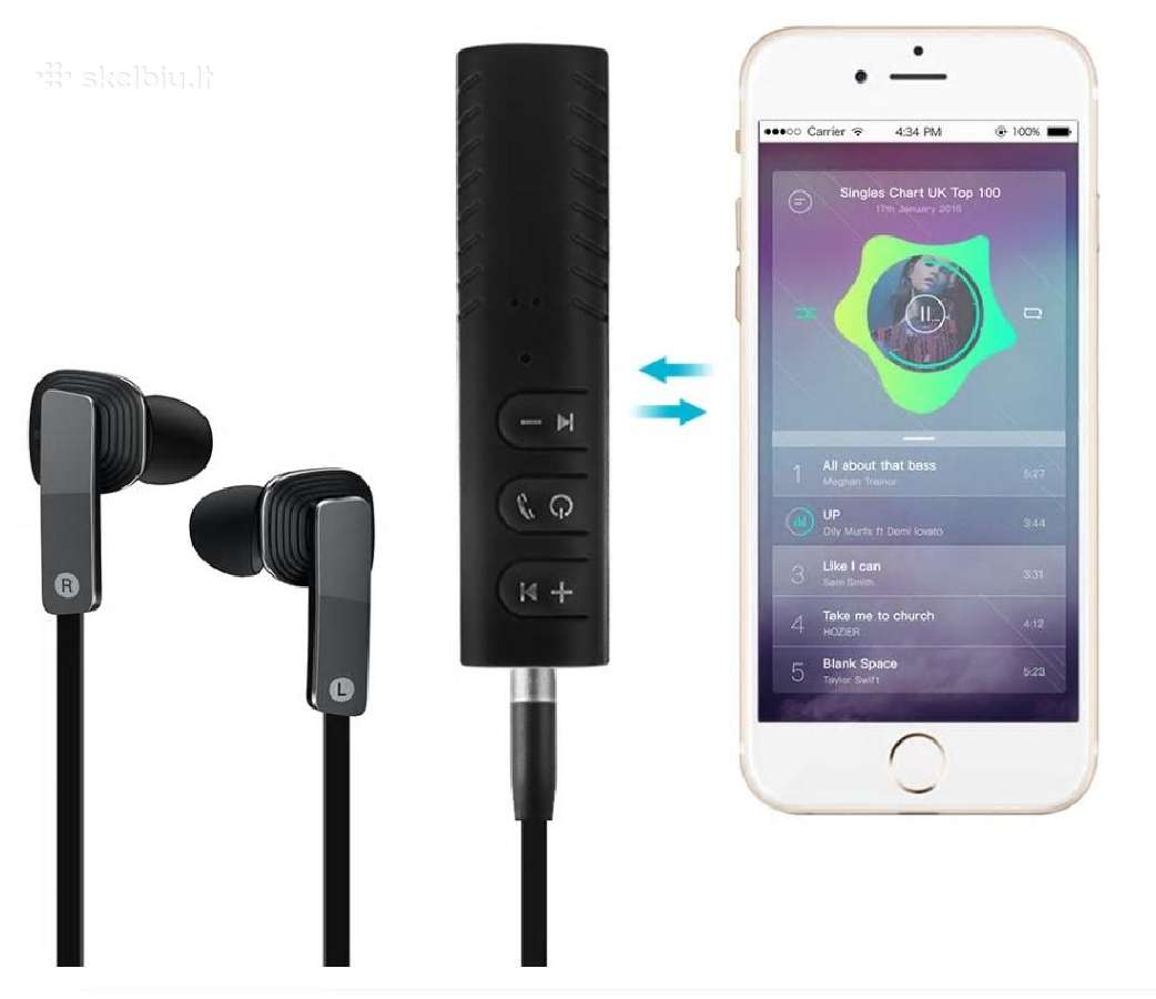 Aux bluetooth imtuvas (receiver) - nuotraukos Nr. 4