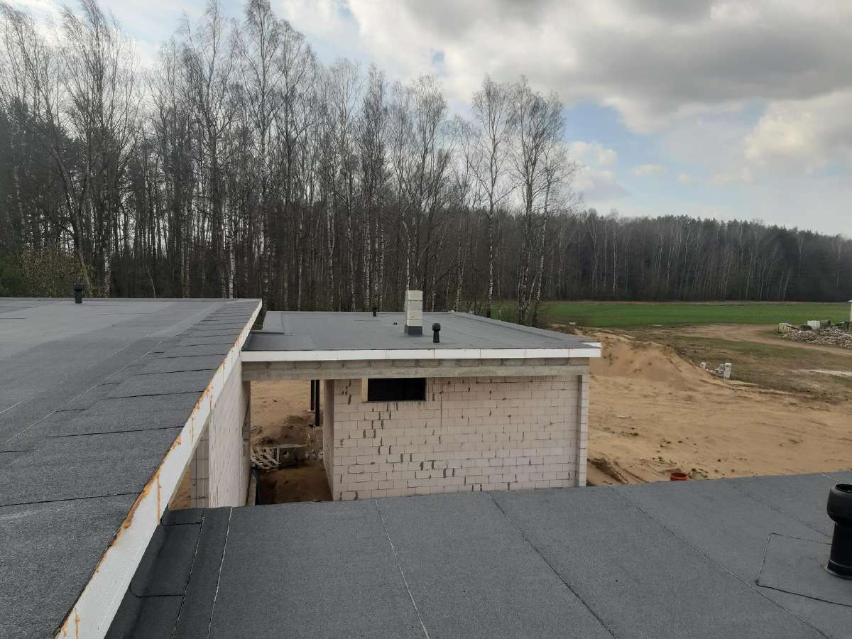 Dengiame stogus su prilydoma danga, pvc ir epdm - nuotraukos Nr. 19