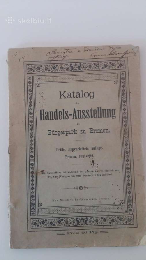 Knyga 1891 m.