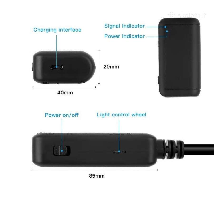 5 Mp endoskopinė WiFi kamera - (zondas 5.5 mm) - nuotraukos Nr. 5