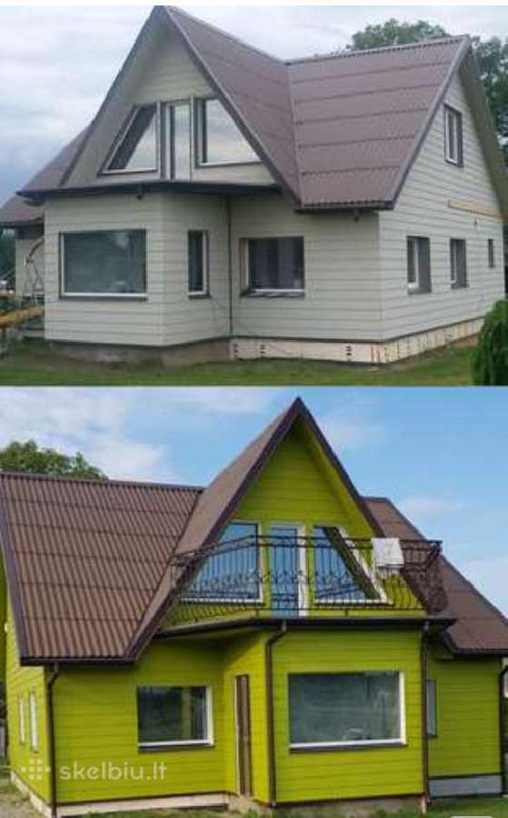 Fasadų dažymas visoje Lietuvoje. Dažymo darbai. - nuotraukos Nr. 14