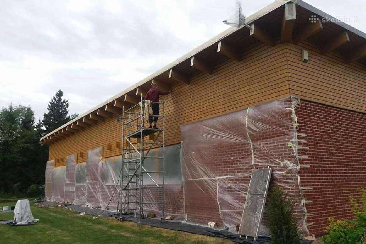 Fasadų dažymas visoje Lietuvoje. Dažymo darbai. - nuotraukos Nr. 19