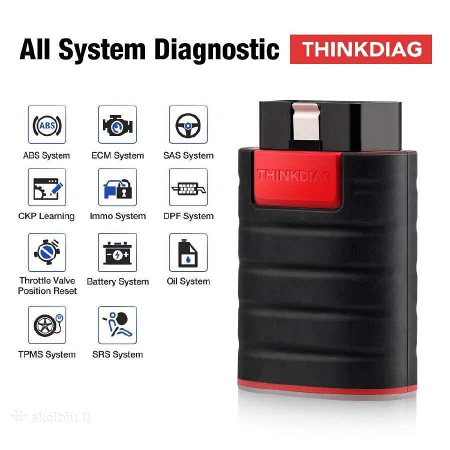 Thinkcar Thinkdiag Obd2 Diagnostikos įranga - nuotraukos Nr. 3