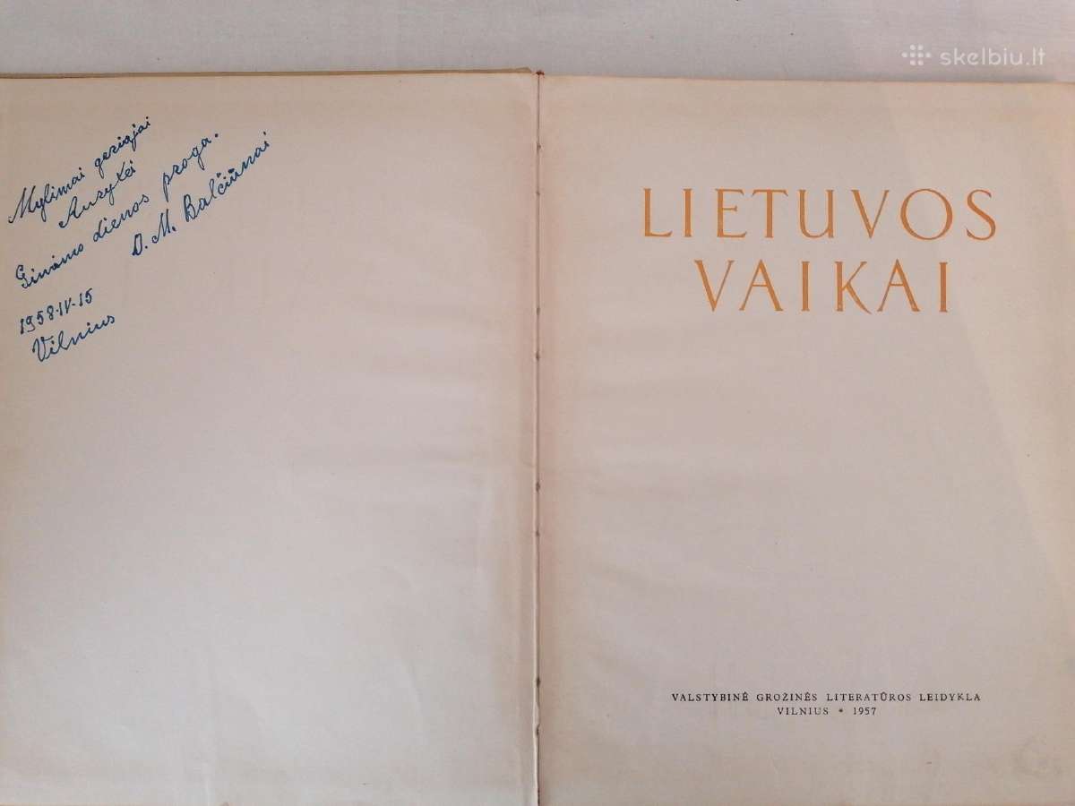 Knyga Lietuvos vaikai - nuotraukos Nr. 3