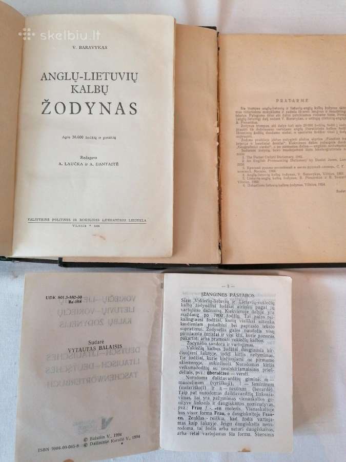 Seni žodynai - nuotraukos Nr. 2
