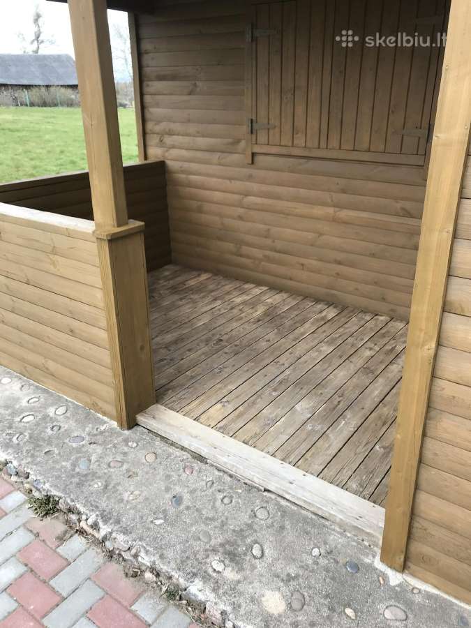 Medinių namų ir fasadų dažymas - nuotraukos Nr. 15