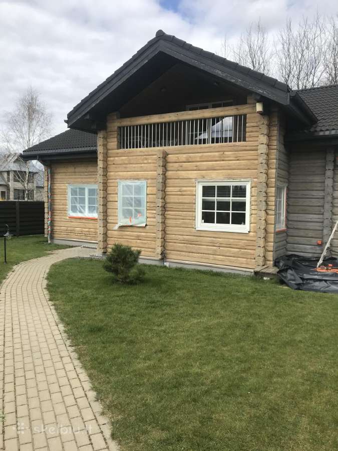 Medinių namų ir fasadų dažymas - nuotraukos Nr. 19