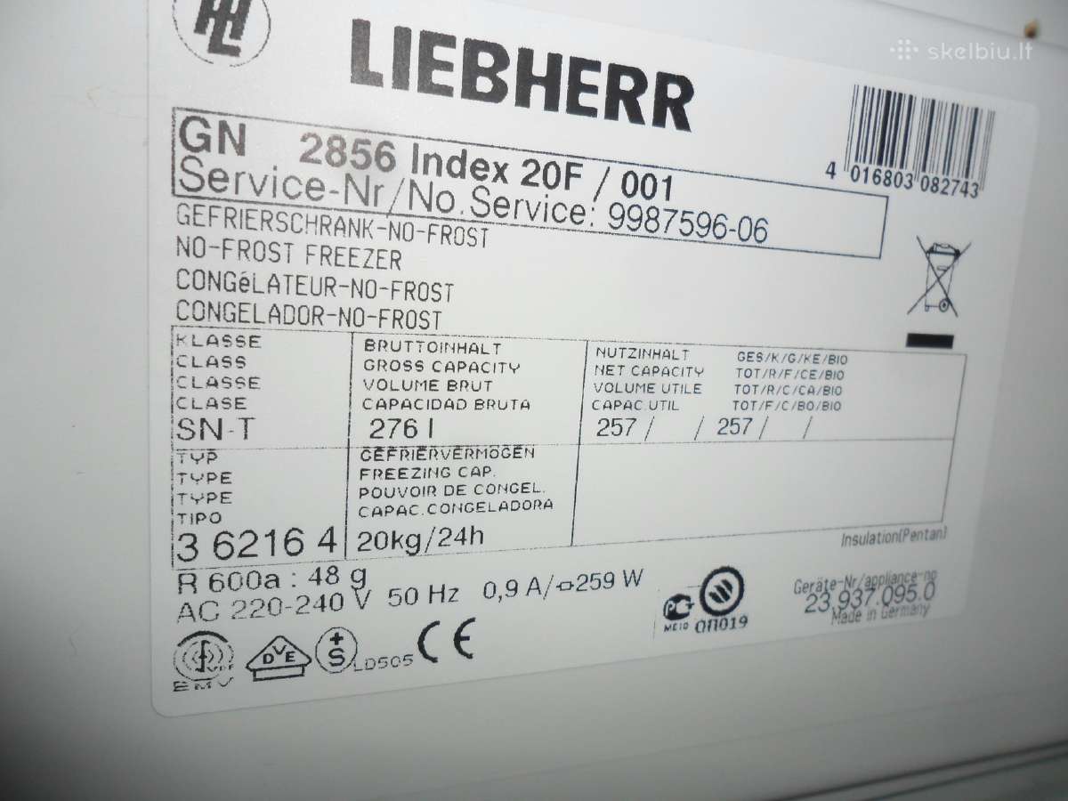 Saldiklis Liebherr 8-iu stalciu - nuotraukos Nr. 4