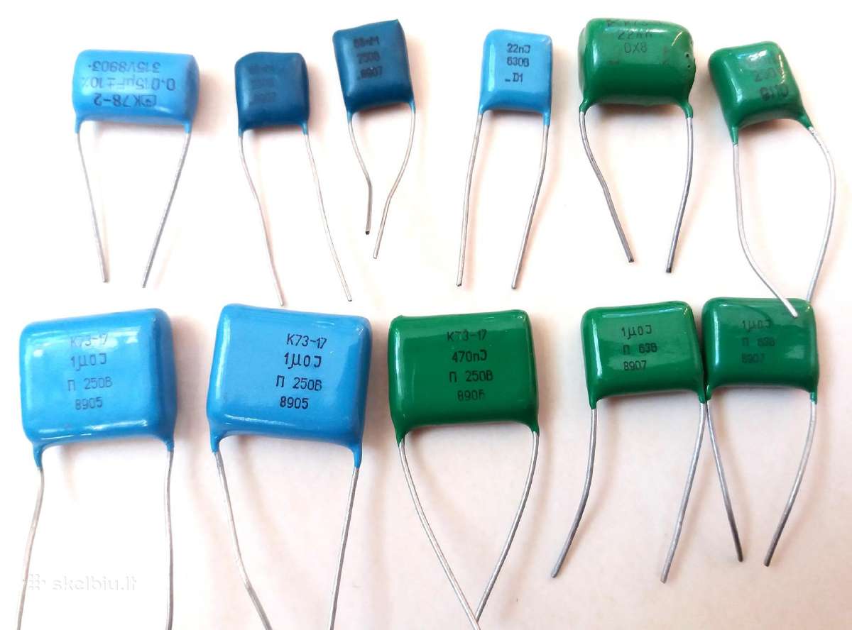 Kondensatoriai K50-12 K50-16 K50-35 K73-17 K78-2 - nuotraukos Nr. 6