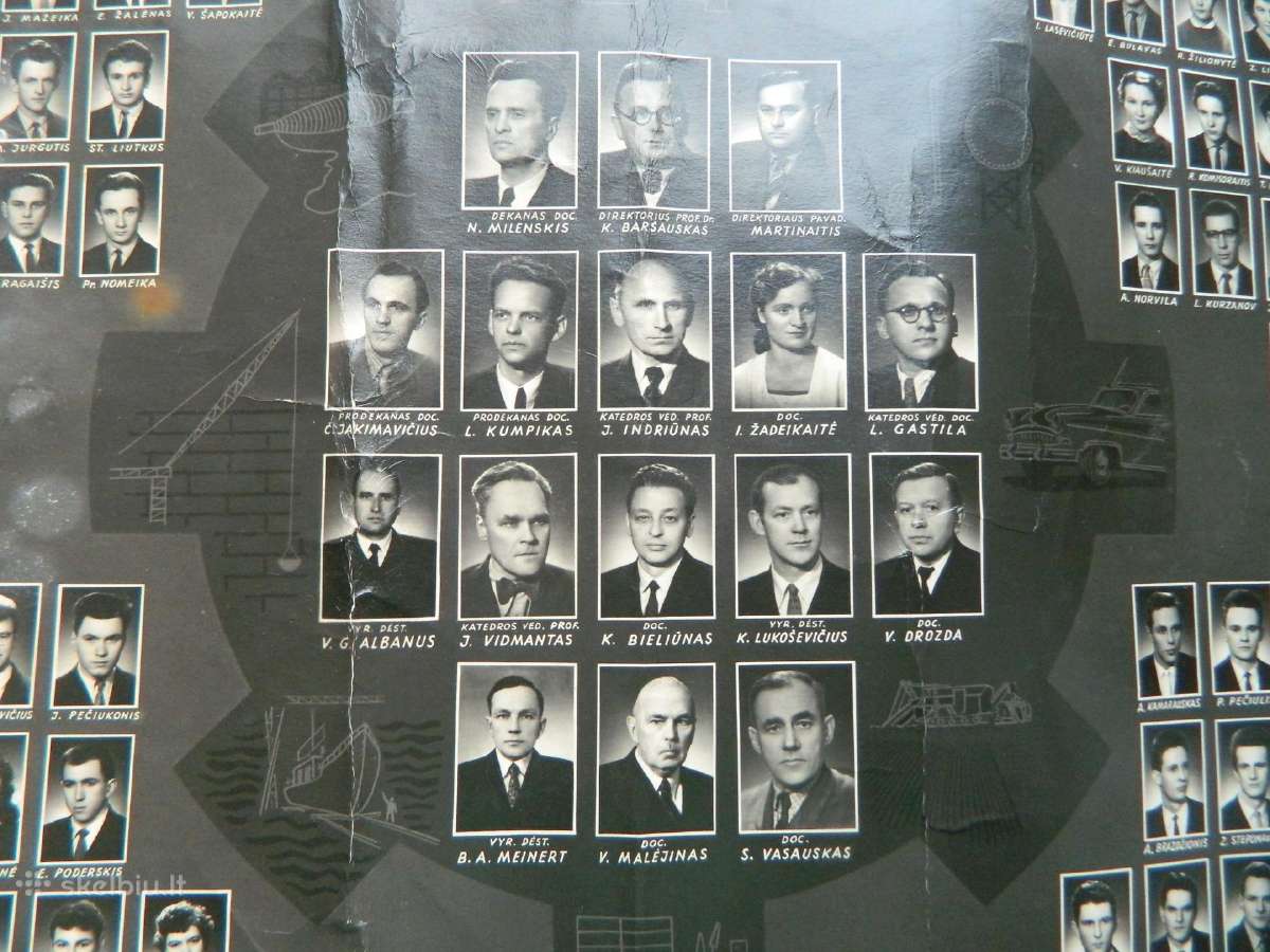 1956-1961 m.kpi mokslo baigimo zenklas+foto - nuotraukos Nr. 4