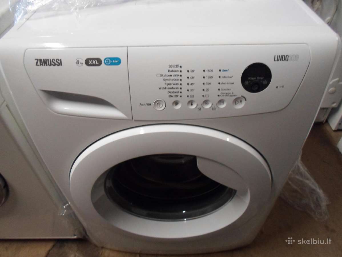 Skalbimo masina Zanussi 8kg. - nuotraukos Nr. 3