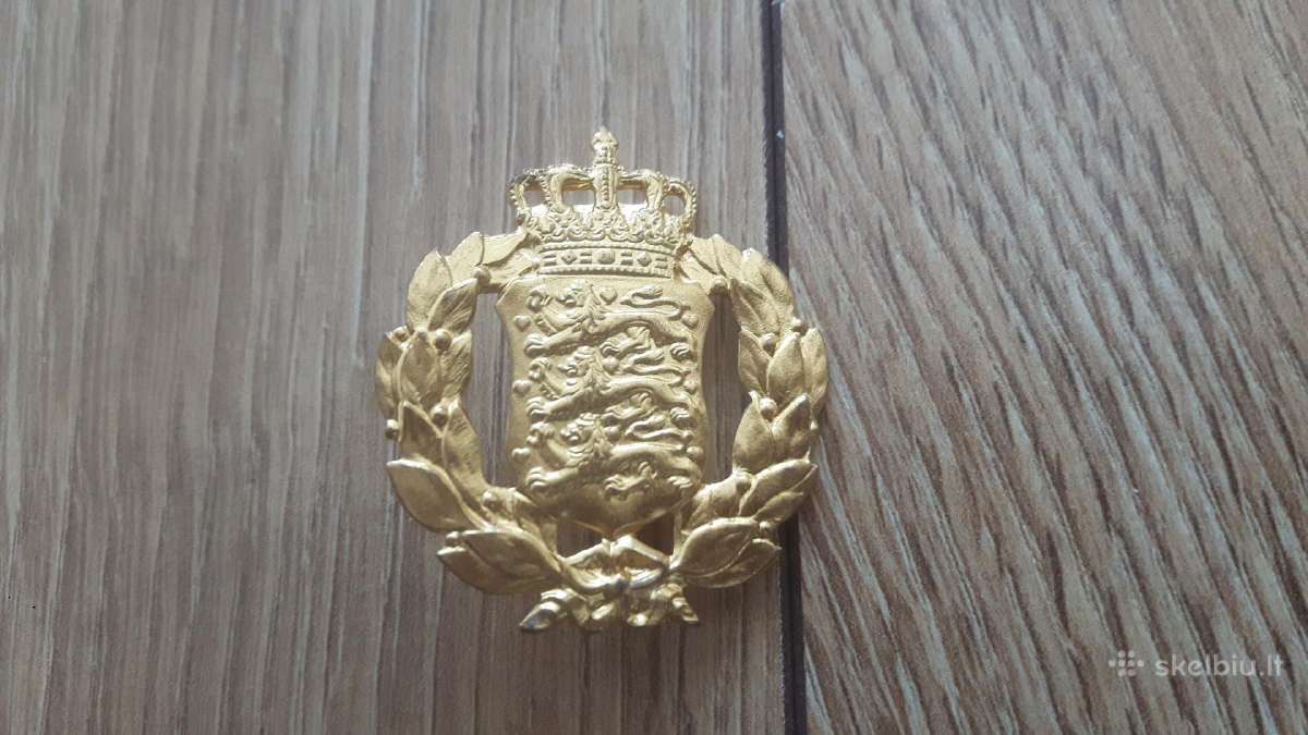 Danijos karo tarnybos kokarda su antsiuvais