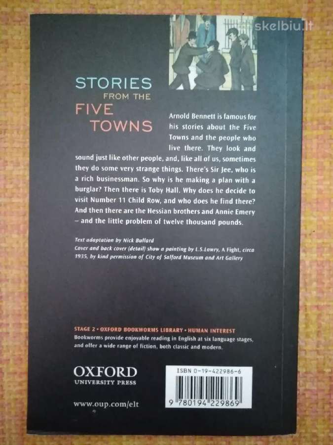 Knyga A. Bennett: Stories from the five towns - nuotraukos Nr. 2