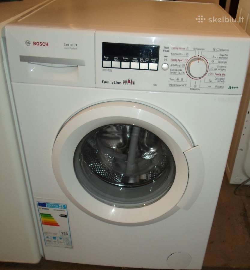 Skalbimo masina Bosch 6kg