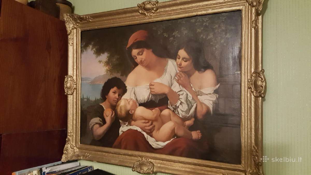 Nežinomo dailininko originalus paveikslas.