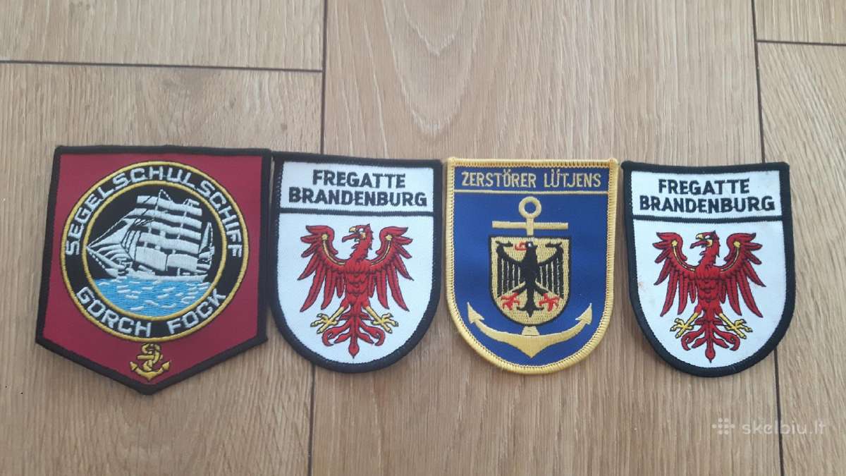 Vokietijos Bundesvero Jūrų laivyno antsiuvai