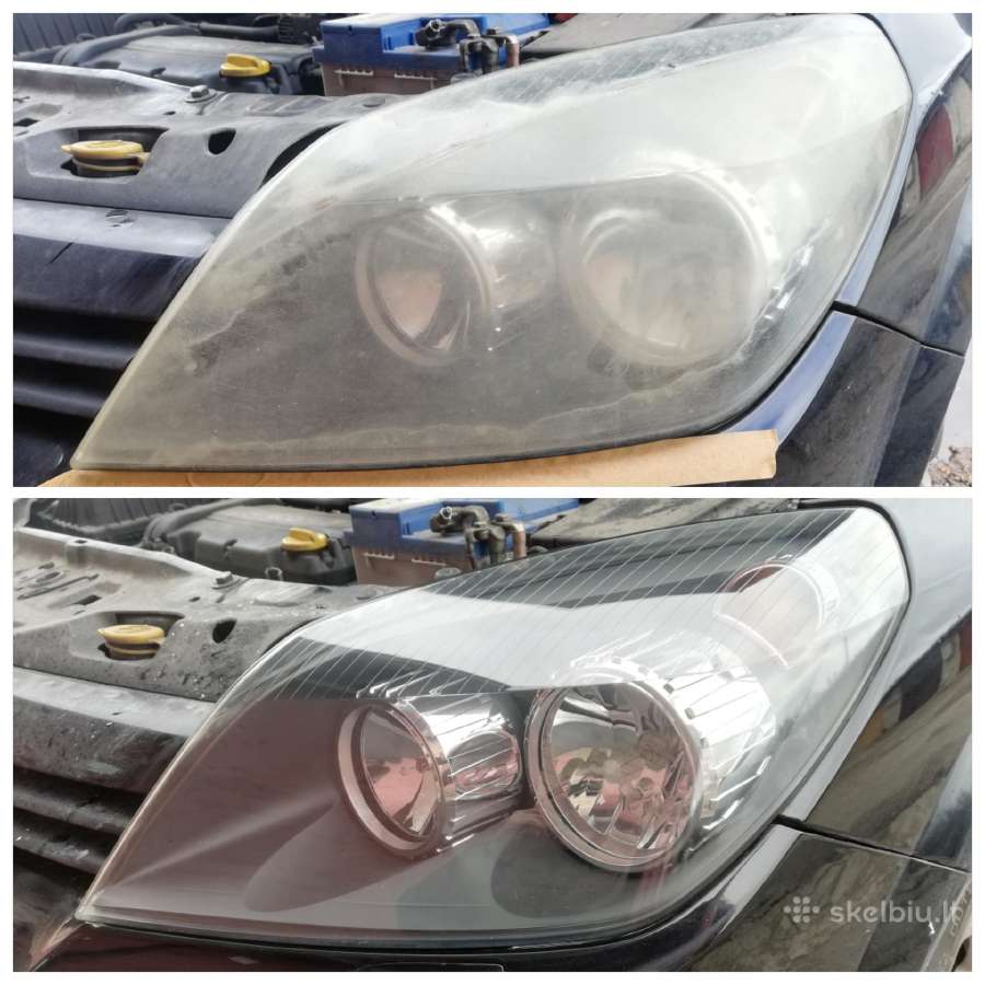 Automobiliu žibintu, lempu poliravimas, cheminis - nuotraukos Nr. 5