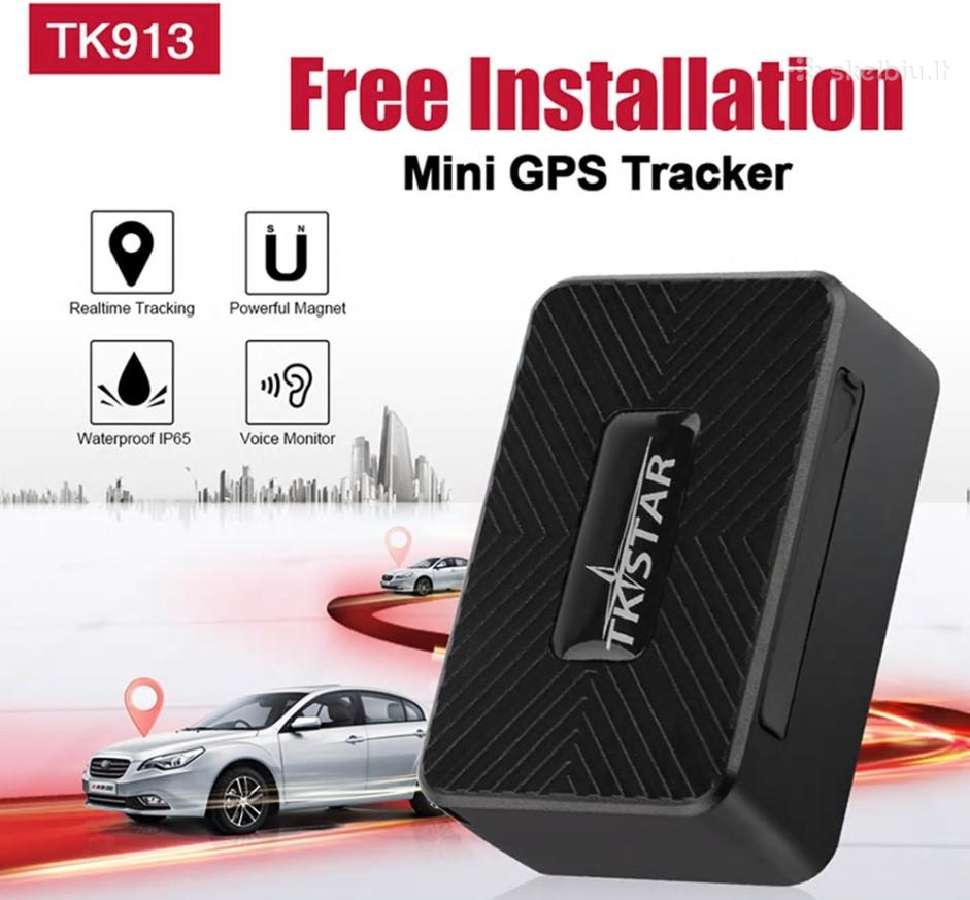 Mini GPS sekimo įrenginys su magnetu ir baterija - nuotraukos Nr. 4