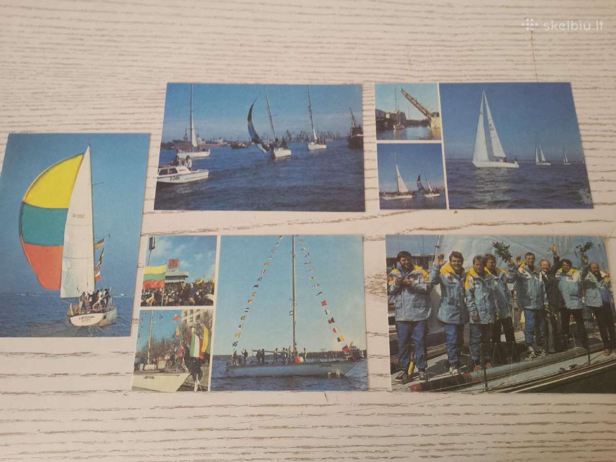 Klaipėda 1989 m. transatlantinis žygis atvirukuose - nuotraukos Nr. 2