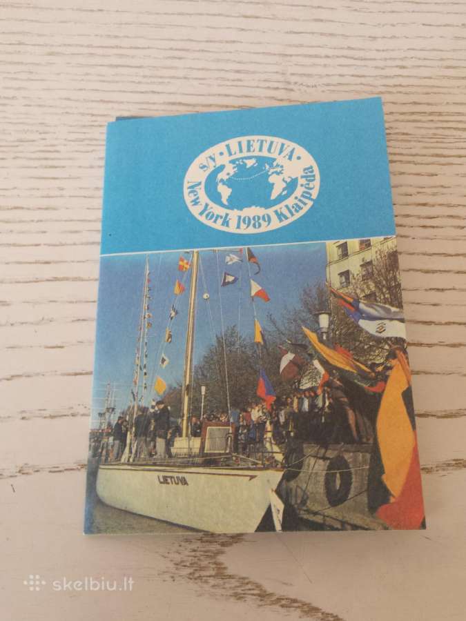 Klaipėda 1989 m. transatlantinis žygis atvirukuose
