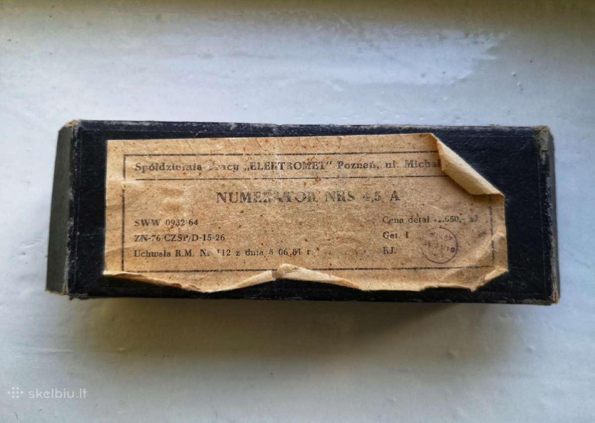 Numeratorius "Elektromet" - nuotraukos Nr. 5