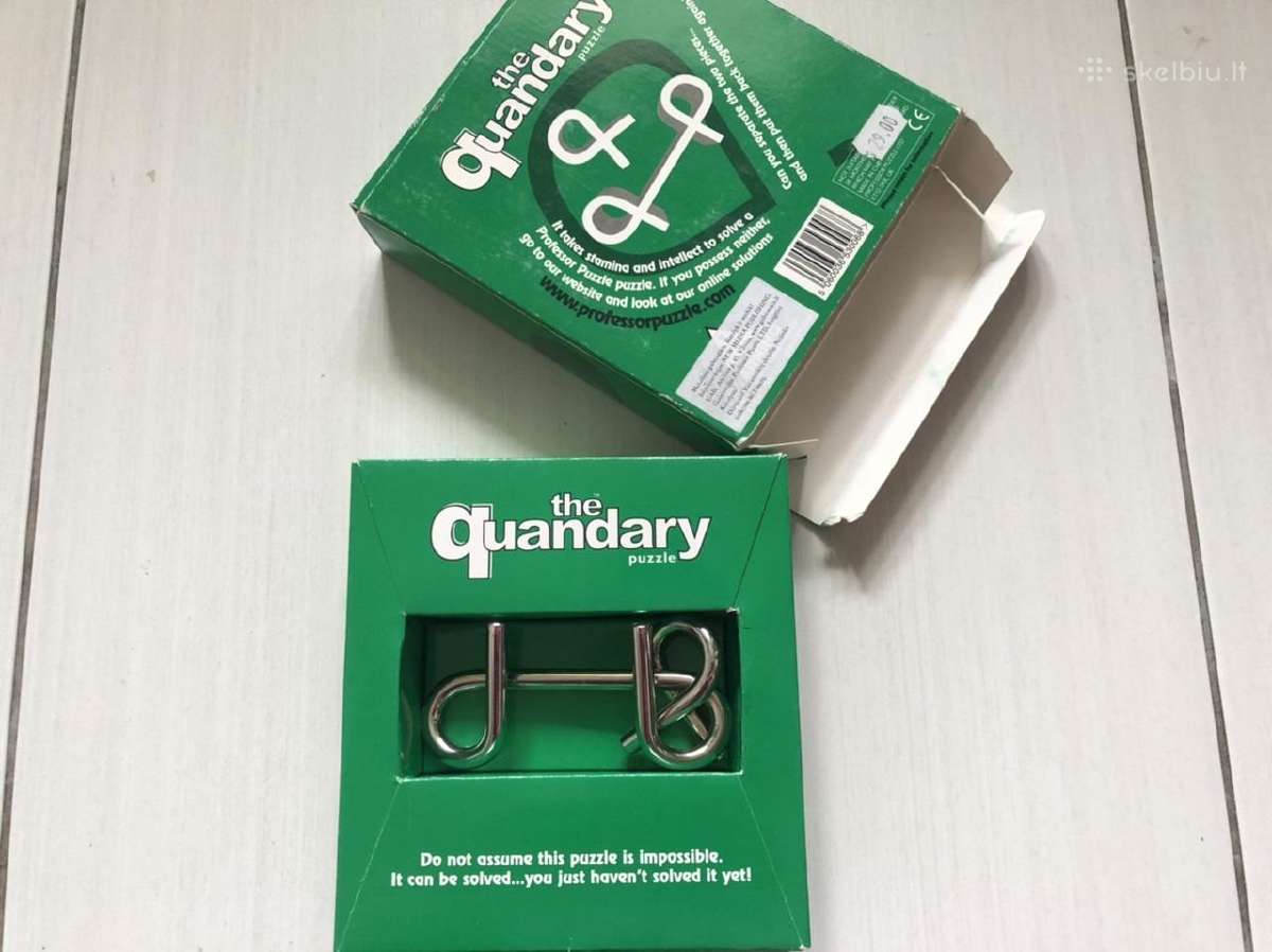 Kubikas, galvosukis Eureka Ir quandary Puzzle - nuotraukos Nr. 6