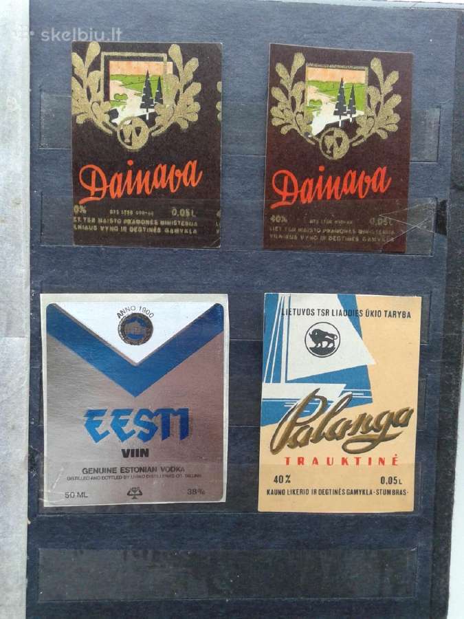 Senos alkoholio etiketės mini - nuotraukos Nr. 3