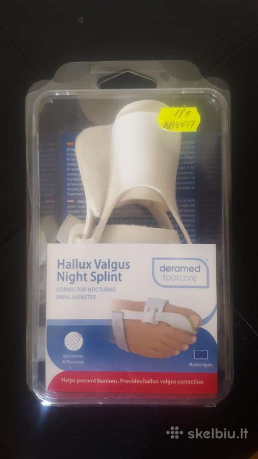 Naujas naktinis kojos nykščio korektorius